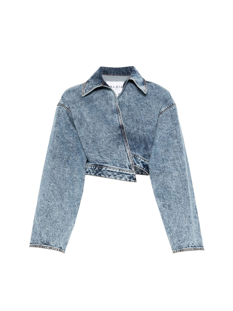 ALAÏA | Spiral Denim Jacket – Kirna Zabête