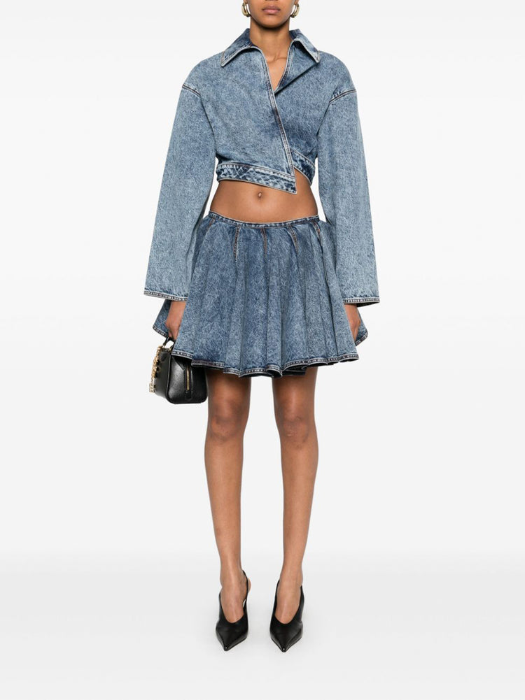 ALAÏA | Spiral Denim Jacket – Kirna Zabête