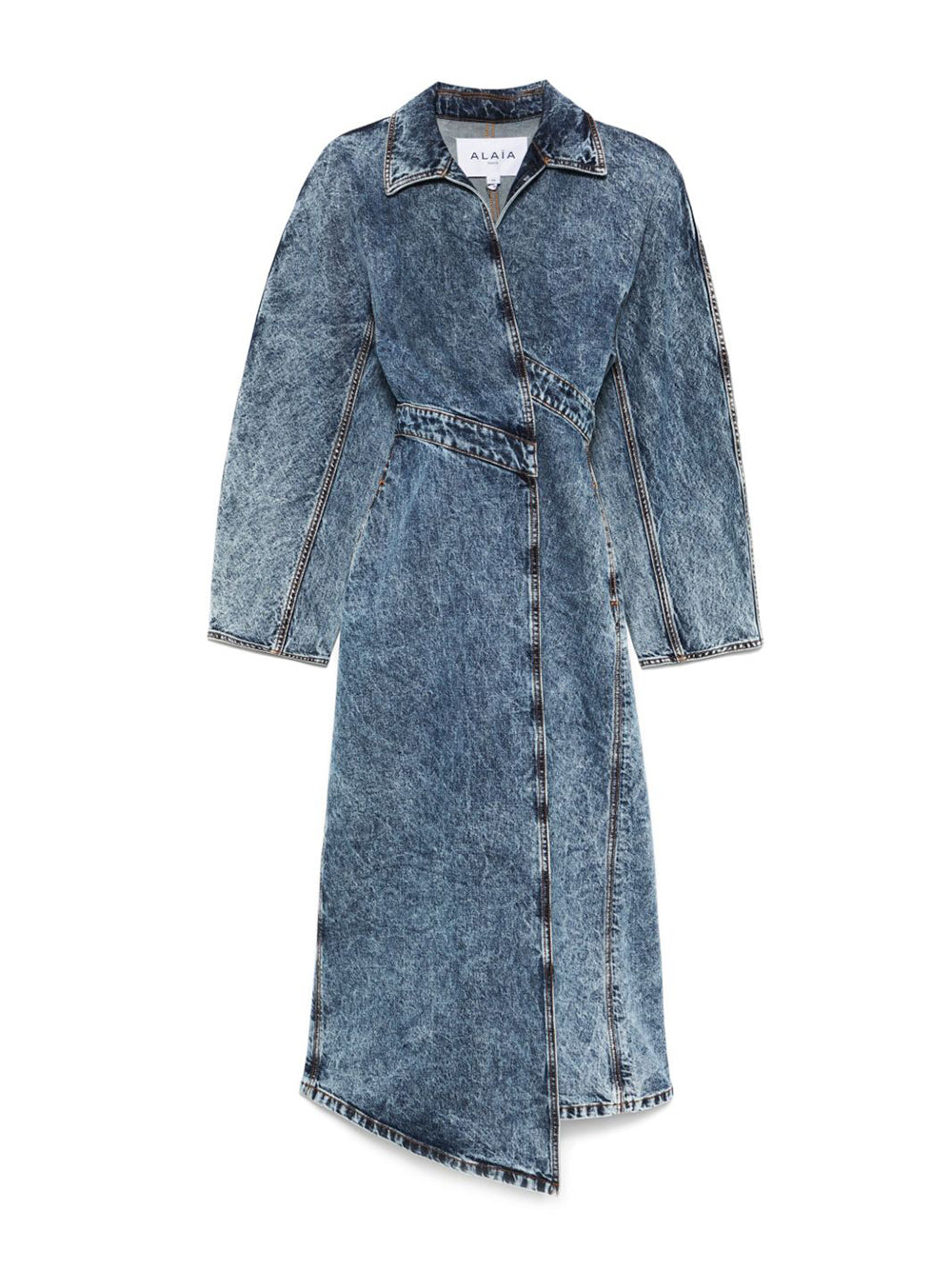 ALAÏA | Denim Trench Coat – Kirna Zabête