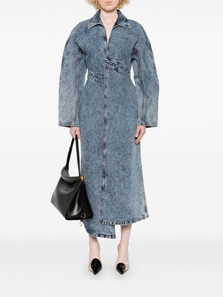 ALAÏA | Denim Trench Coat – Kirna Zabête