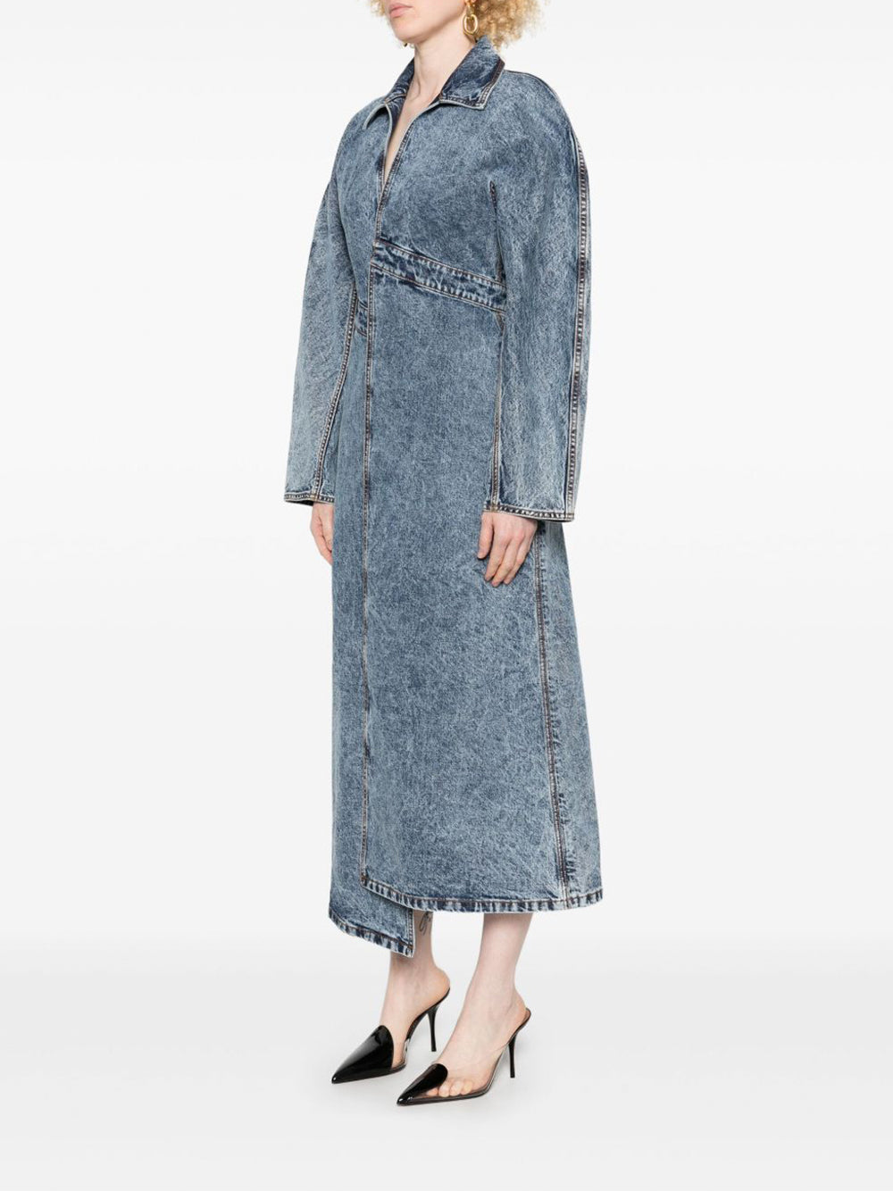 Denim Trench Coat