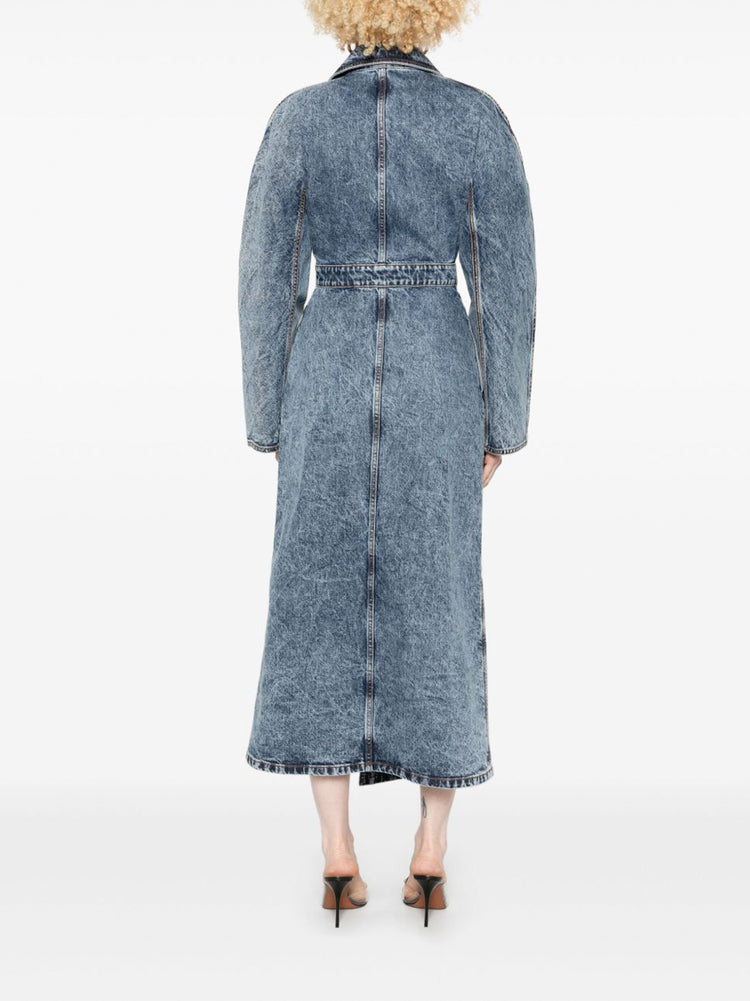 ALAÏA | Denim Trench Coat – Kirna Zabête