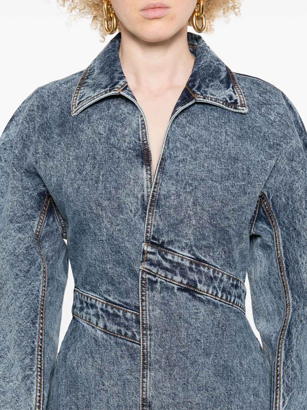 Denim Trench Coat