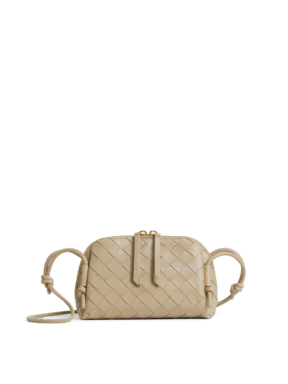 ショルダーバッグ・ポシェット BOTTEGA VENETA CONCERT CROSSBODY BAG IN INTRECCIATO NAPPA Black Concert Pouch intrecciato leather shoulder bag