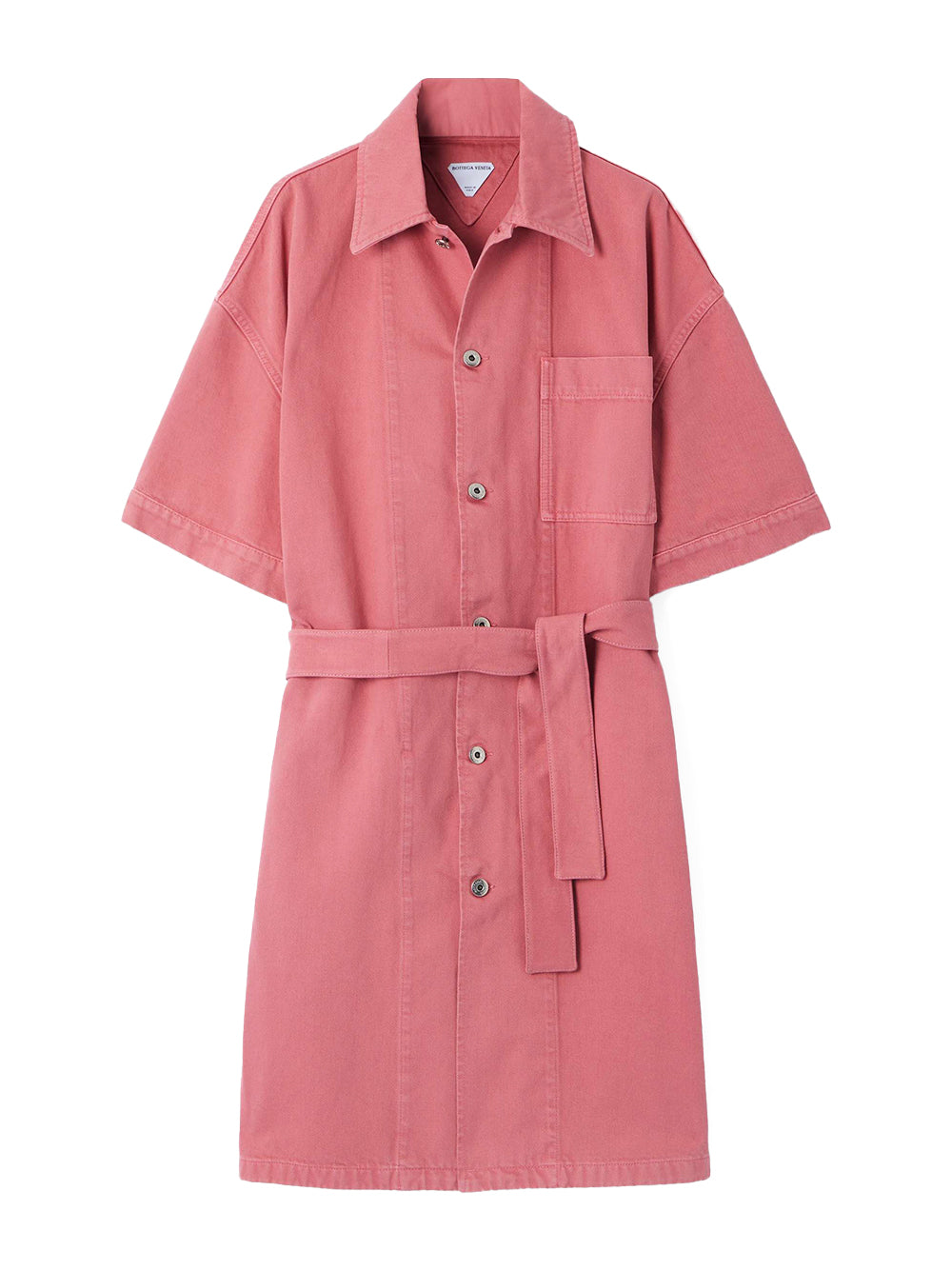 Belted Denim Shirtdress