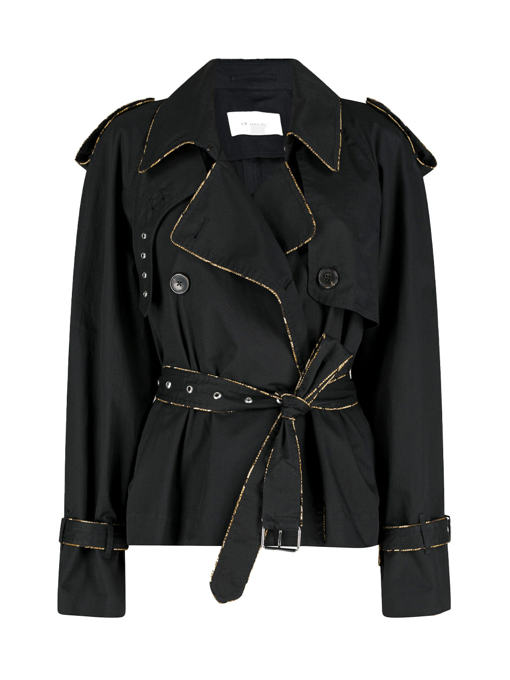 Risto Short Cotton Trench Coat