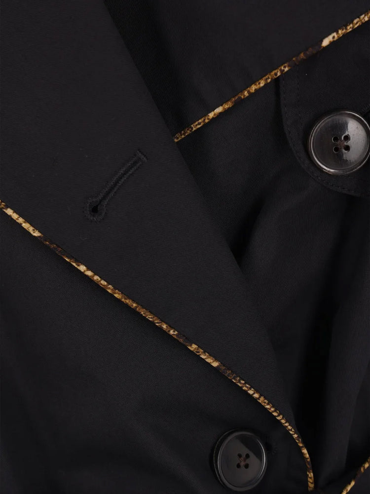 トレンチコート DRIES VAN NOTEN RISTO SHORT TRENCH COAT IN COTTON Dries van Noten | Risto Short Cotton Trench Coat – Kirna Zabête