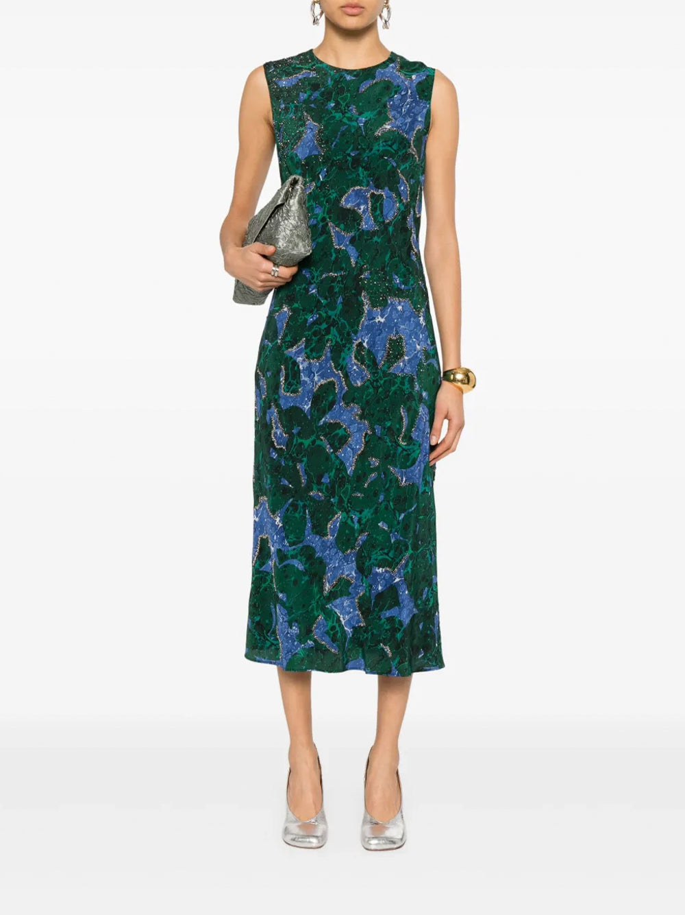 embellished midi dress Dries van Noten