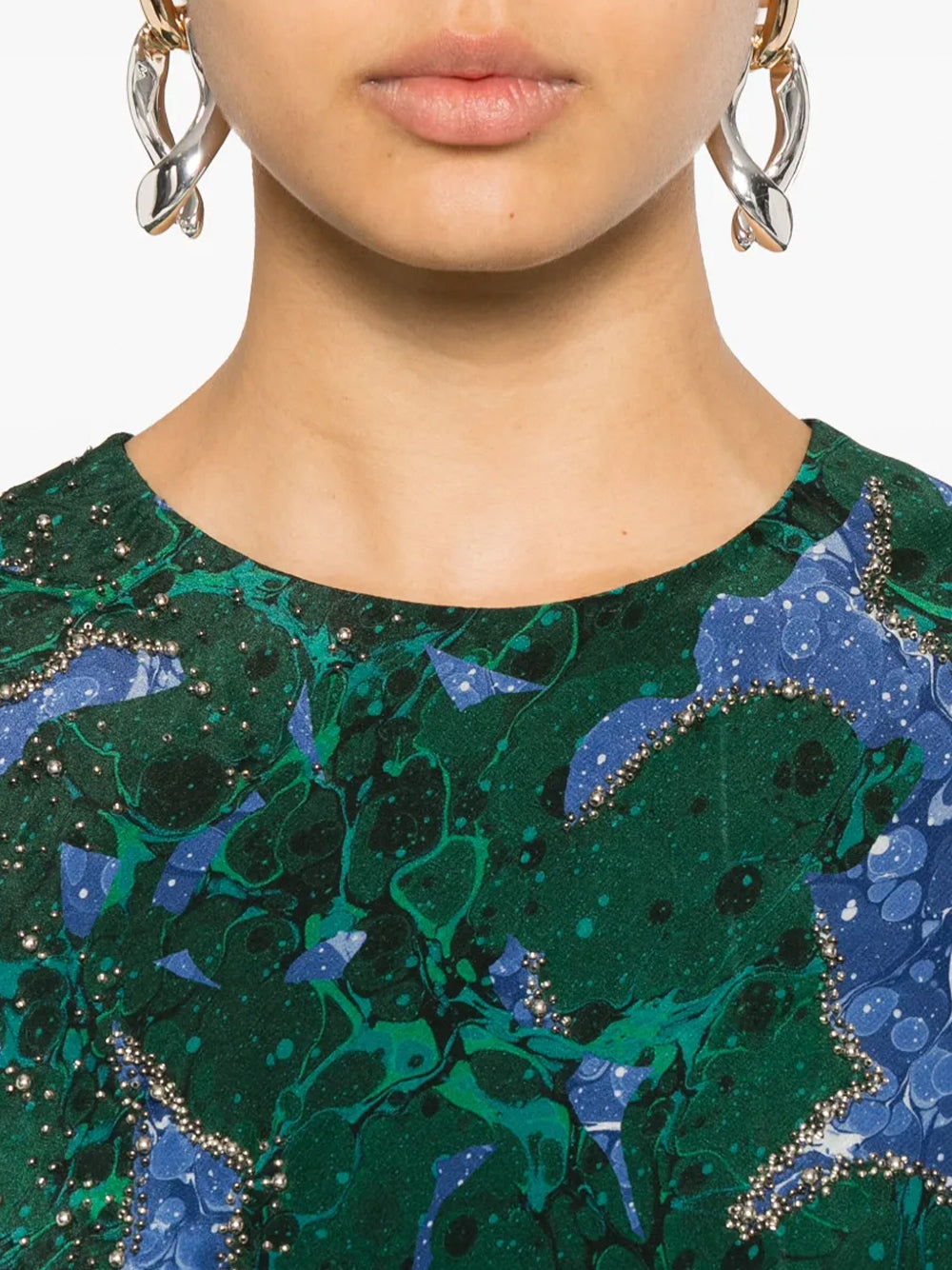 Depal Embellished Midi Dress
