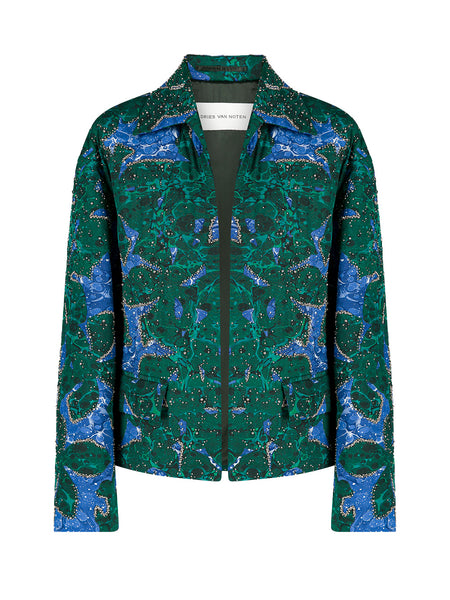 ジャケット・アウター 20SS Dries Van Noten Embroidered Jacket Embellished bomber - Spring-Summer Men | Dries Van Noten