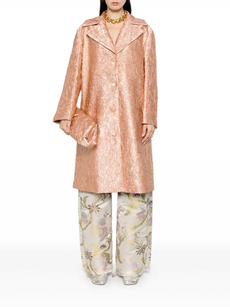 【関税&送料込】Dries Van Noten Long Coat Ricca SS25R_DRIESVANNOTEN_PLISSECRUS