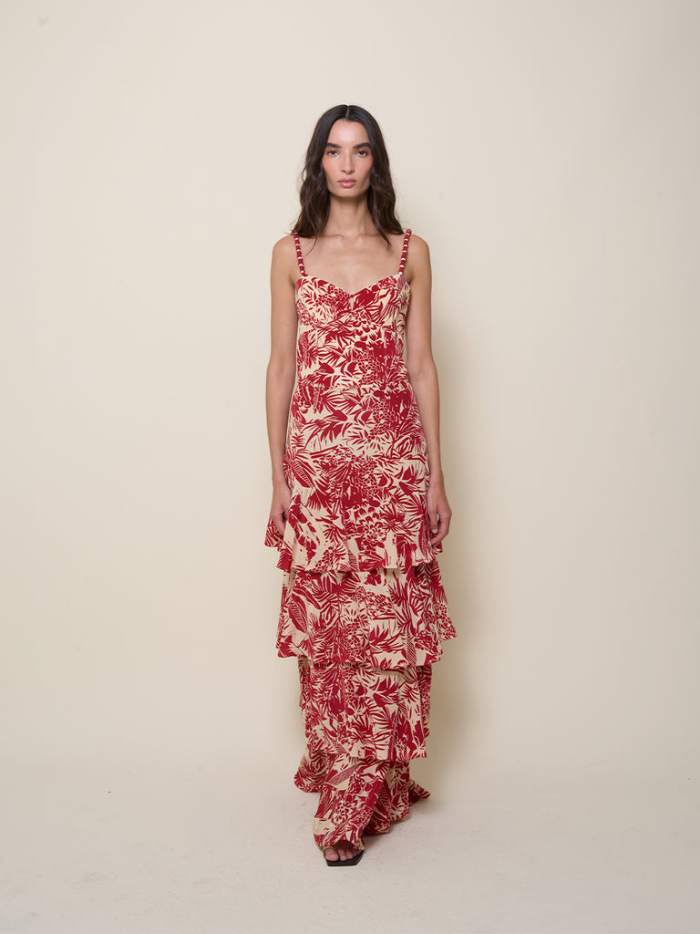 fitted lace wedding dress Johanna Ortiz