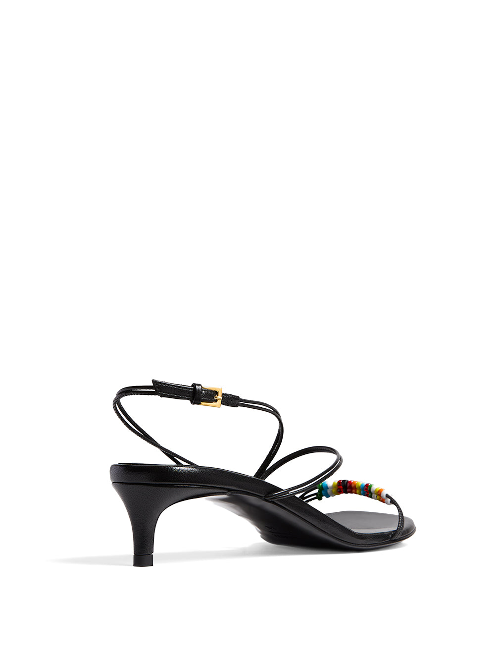 Loop Beaded Kitten Heels