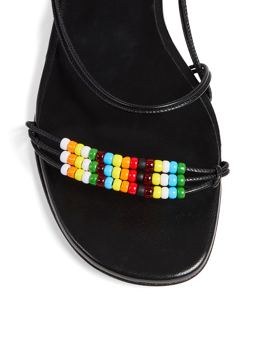 Loop Beaded Kitten Heels