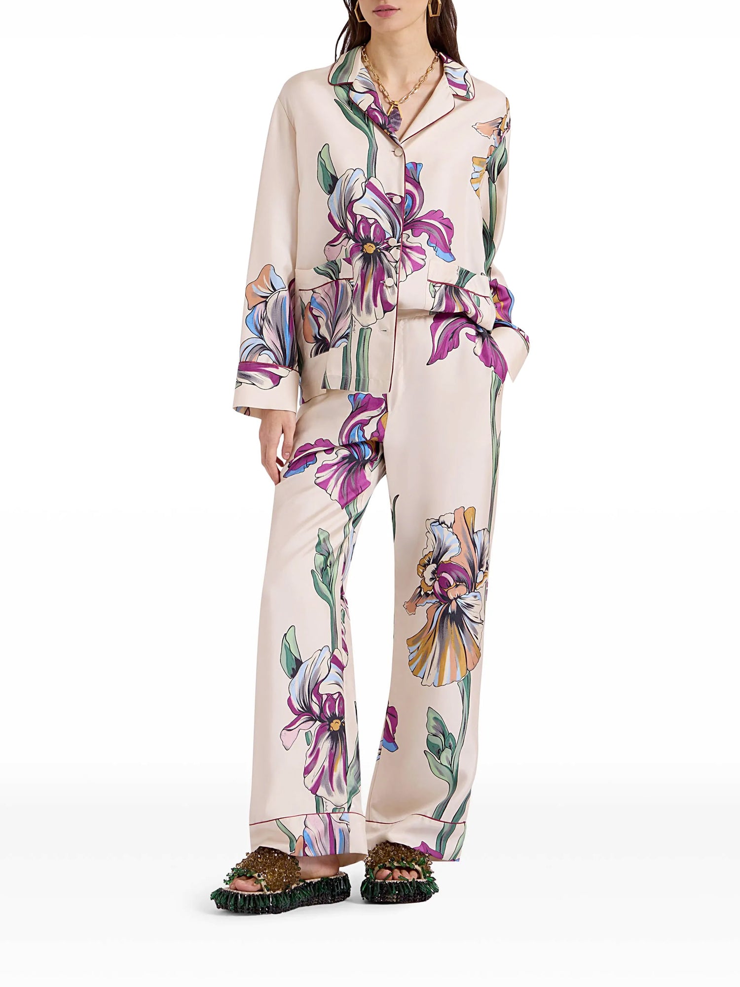 Silk Pajama Pants