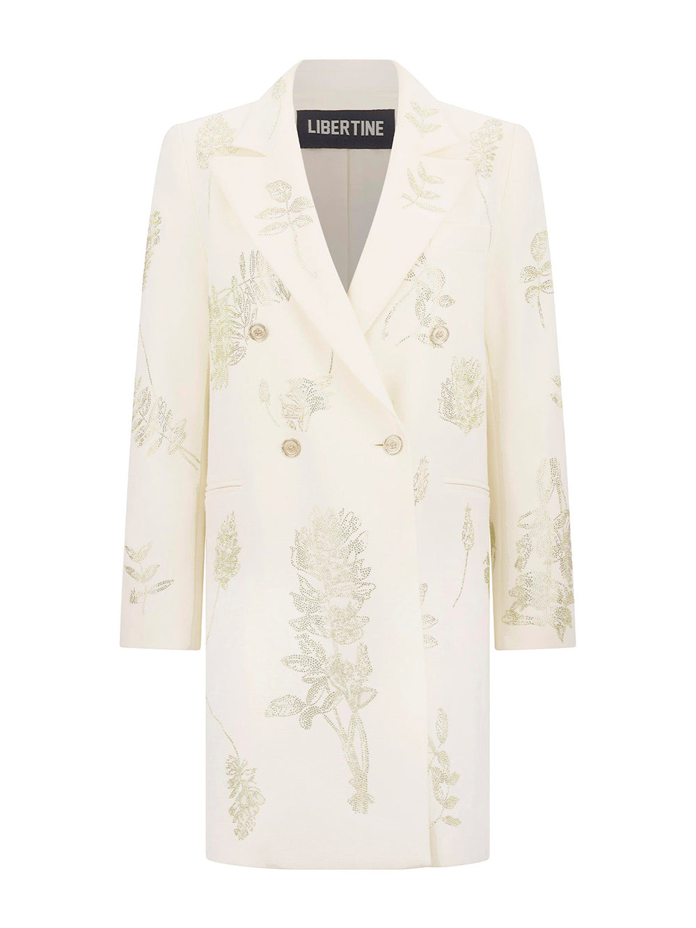 Elizabeth St Garden Double-Breasted Wool Coat