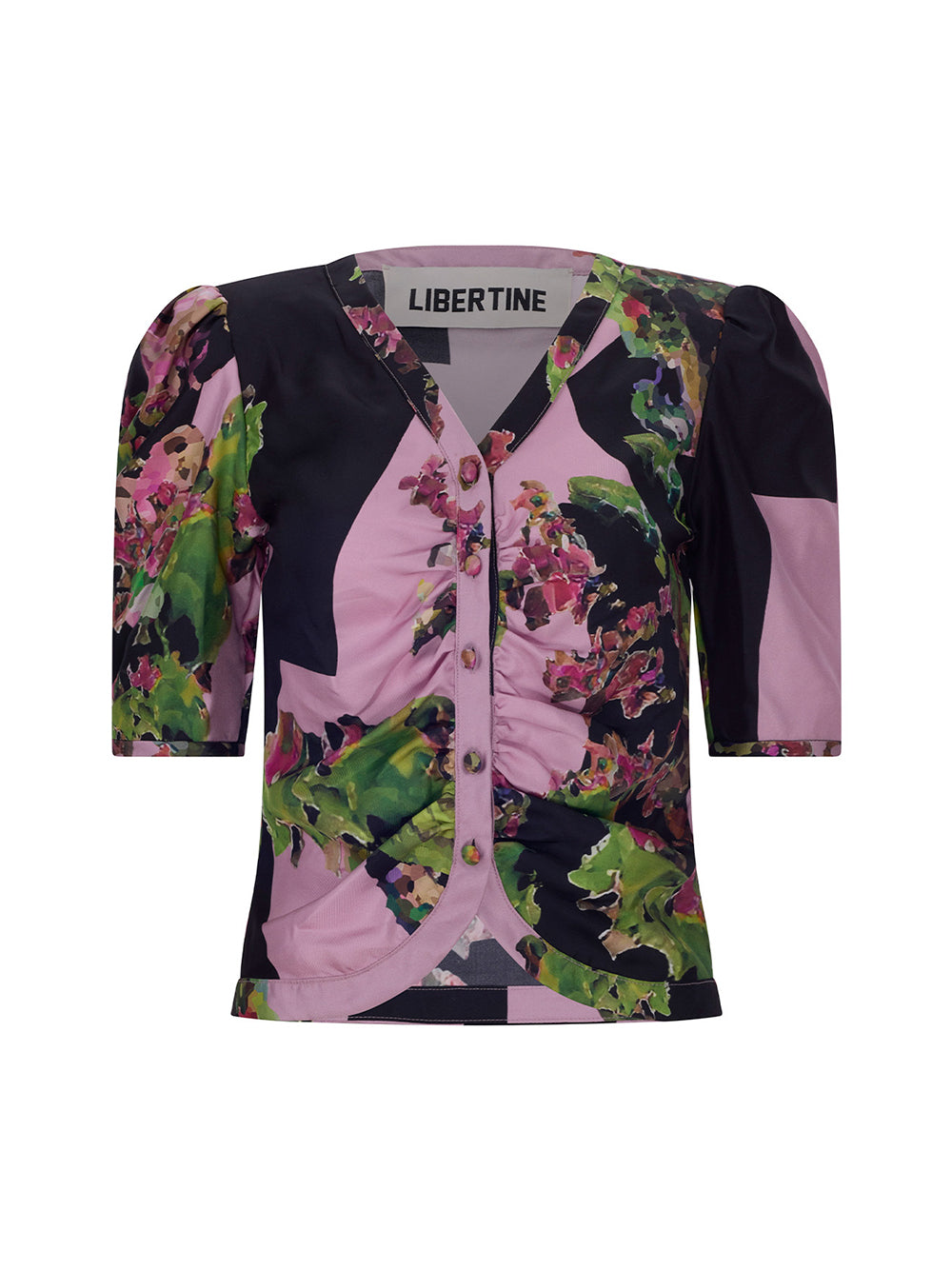 Pink London Terrace Silk Top