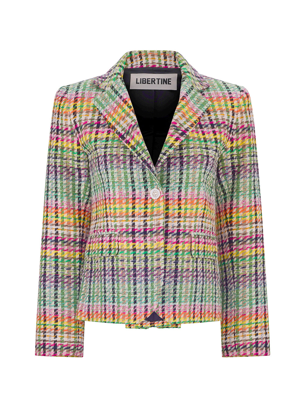 Spring Time Tweed Embellished Short Jacket