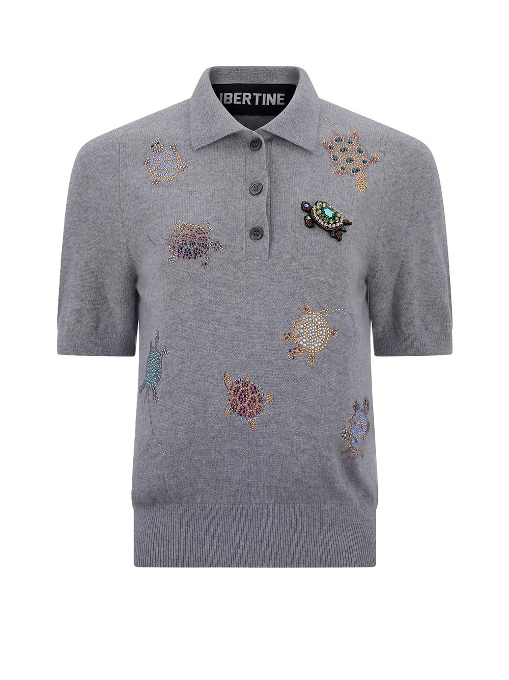 Turtle Time Cashmere Polo Sweater