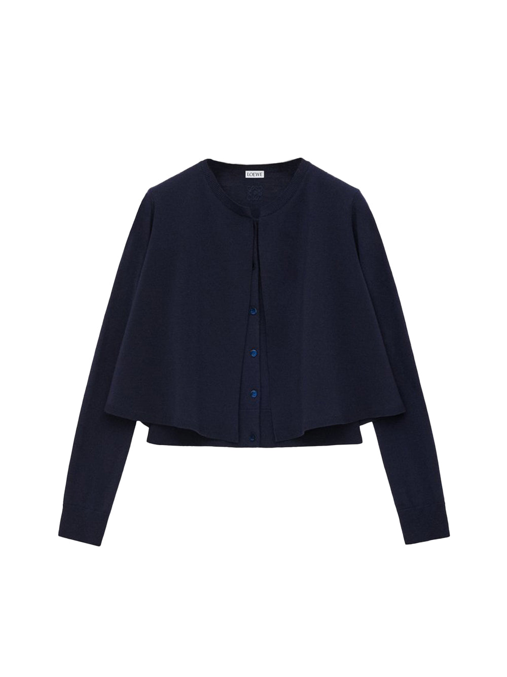 Layered Wool Cardigan