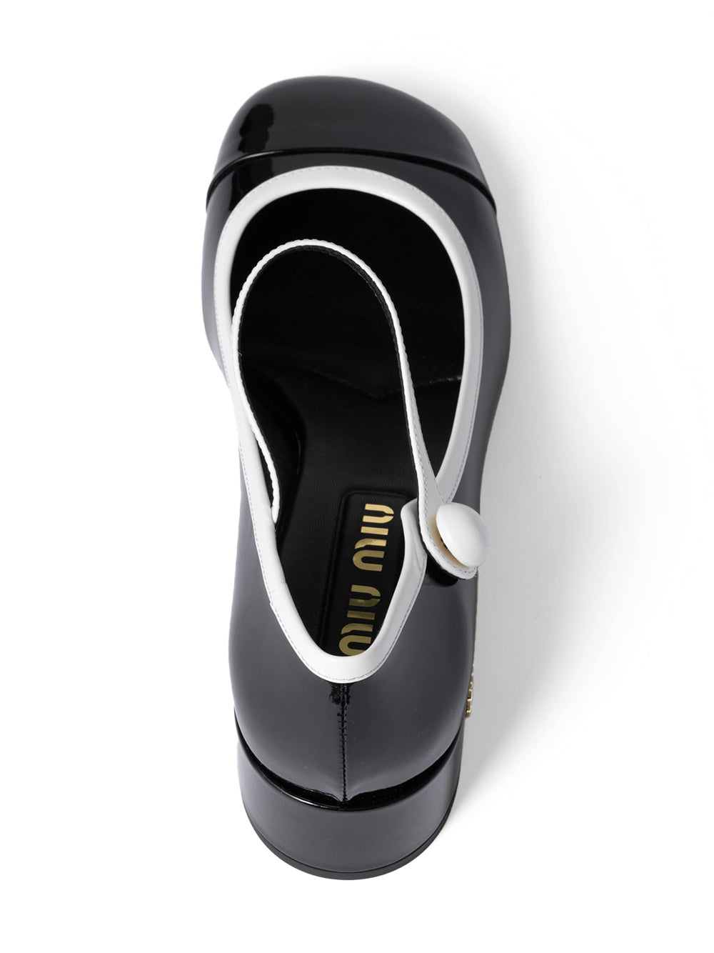 miu miu エナメル メリージェーン 35 Miu Miu | Two-Tone Patent Leather Mary Jane Pumps – Kirna Zabête