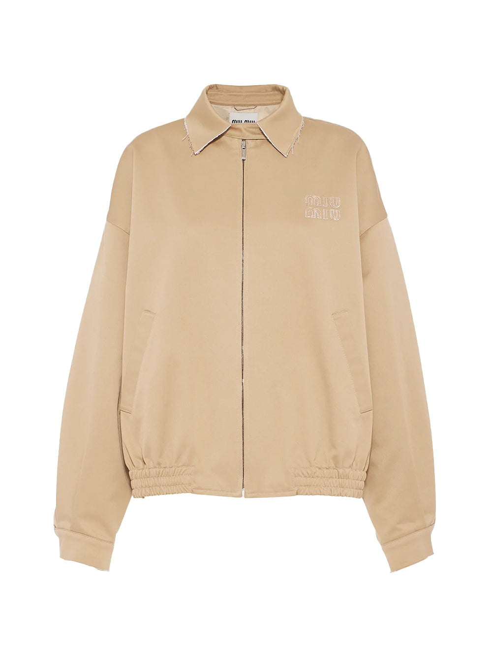 Oversized Chino Bomber Jacket