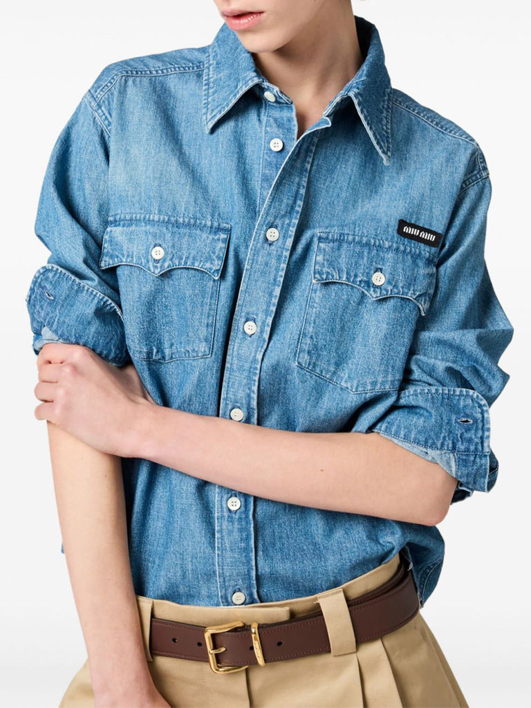 【JOURNAL STANDARD】新品未使用　CHAMBRAY SHIRT Journal standard chambray shirt - Gem