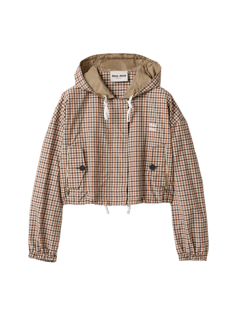 Vichy Check Technical Blouson Jacket
