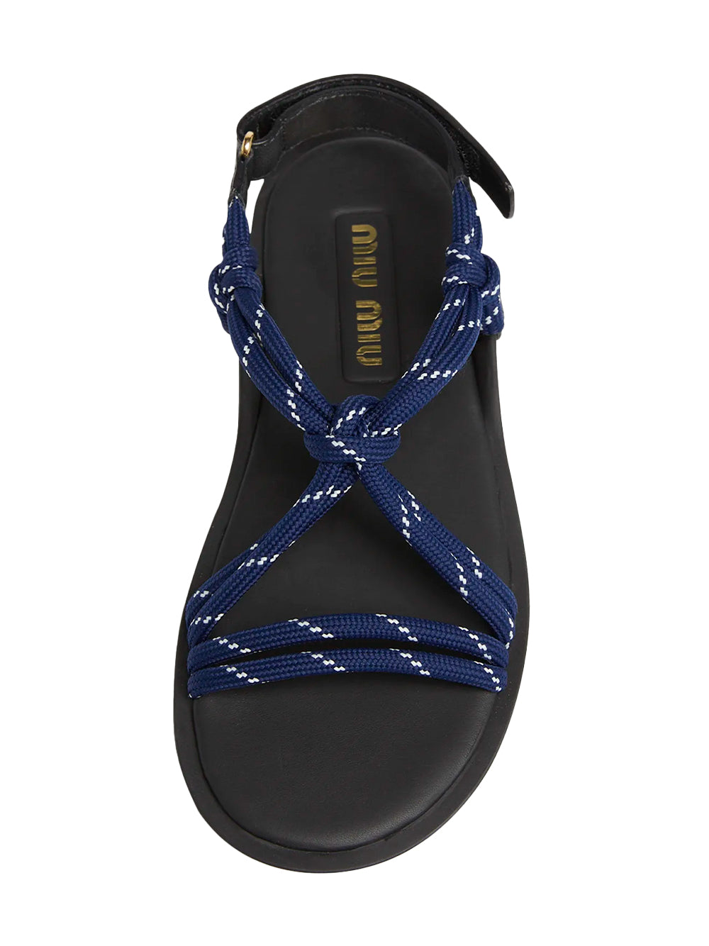 Miu Miu | Riviere Cord and Leather Sandals – Kirna Zabête