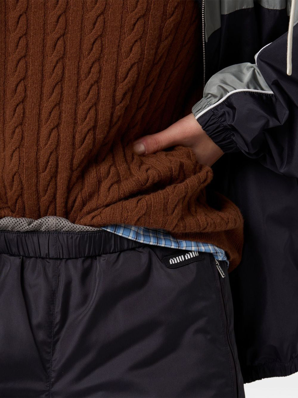 Technical Silk Bermuda Shorts