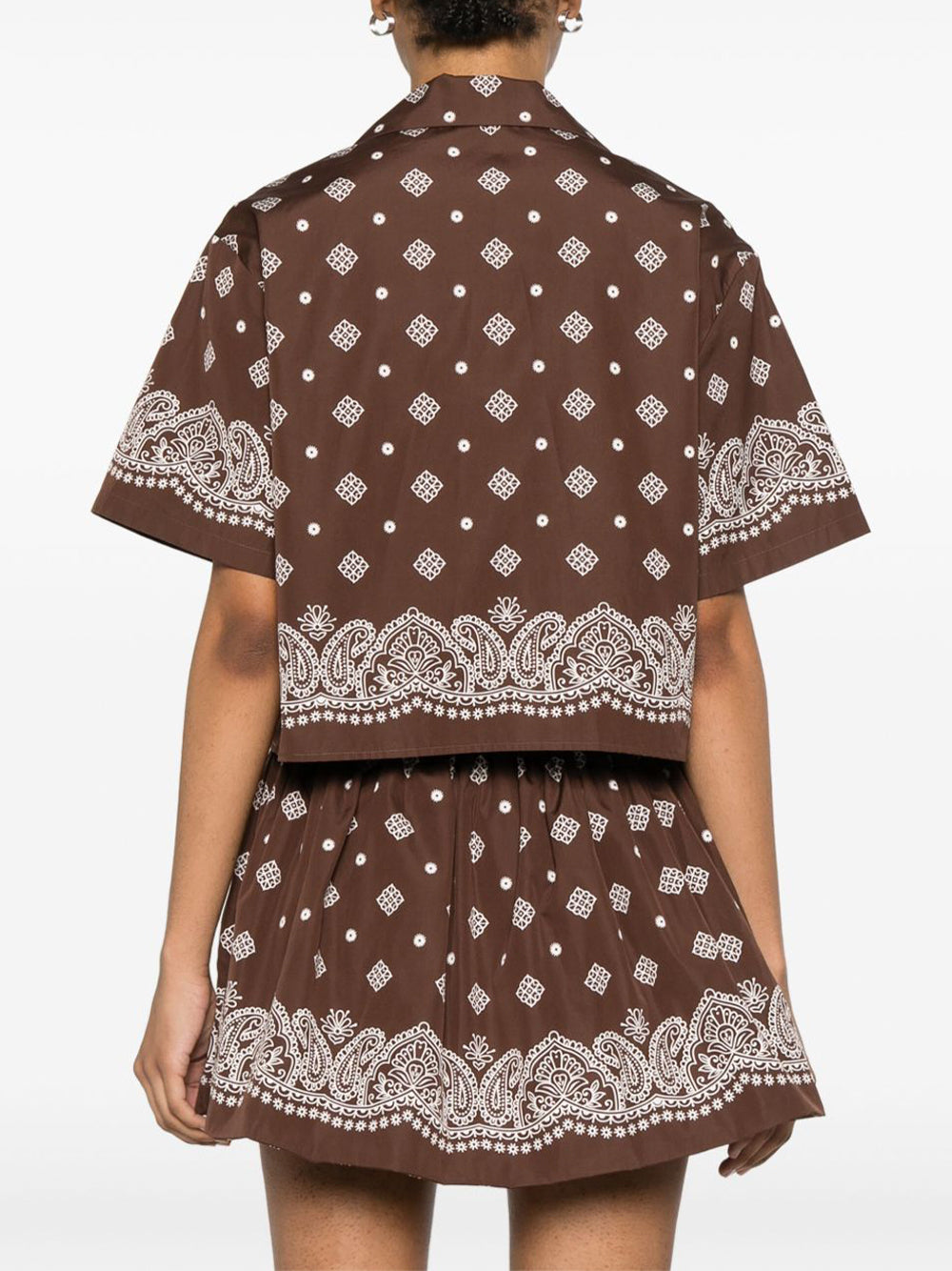 Cropped Bandana Shirt
