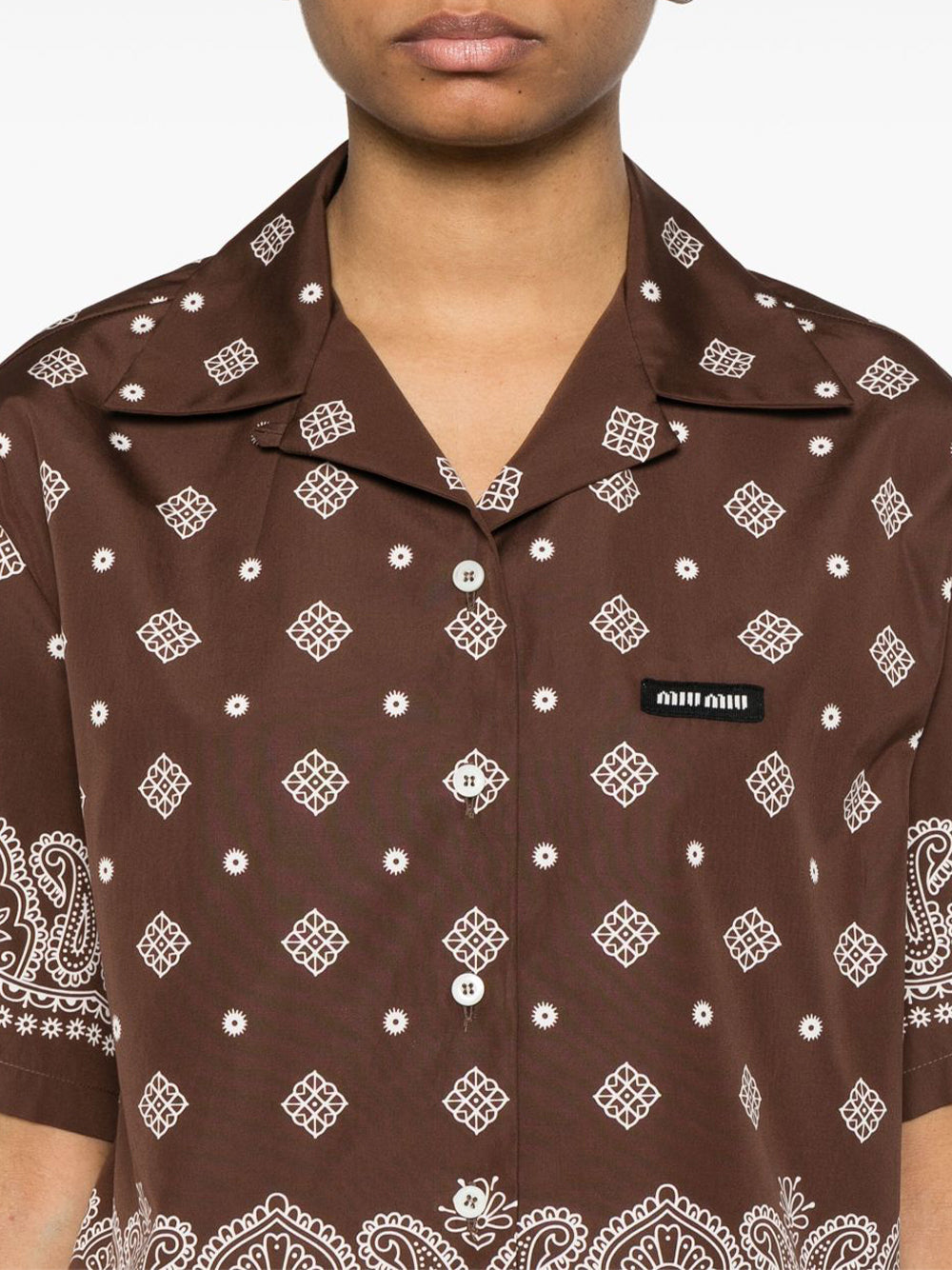 Cropped Bandana Shirt