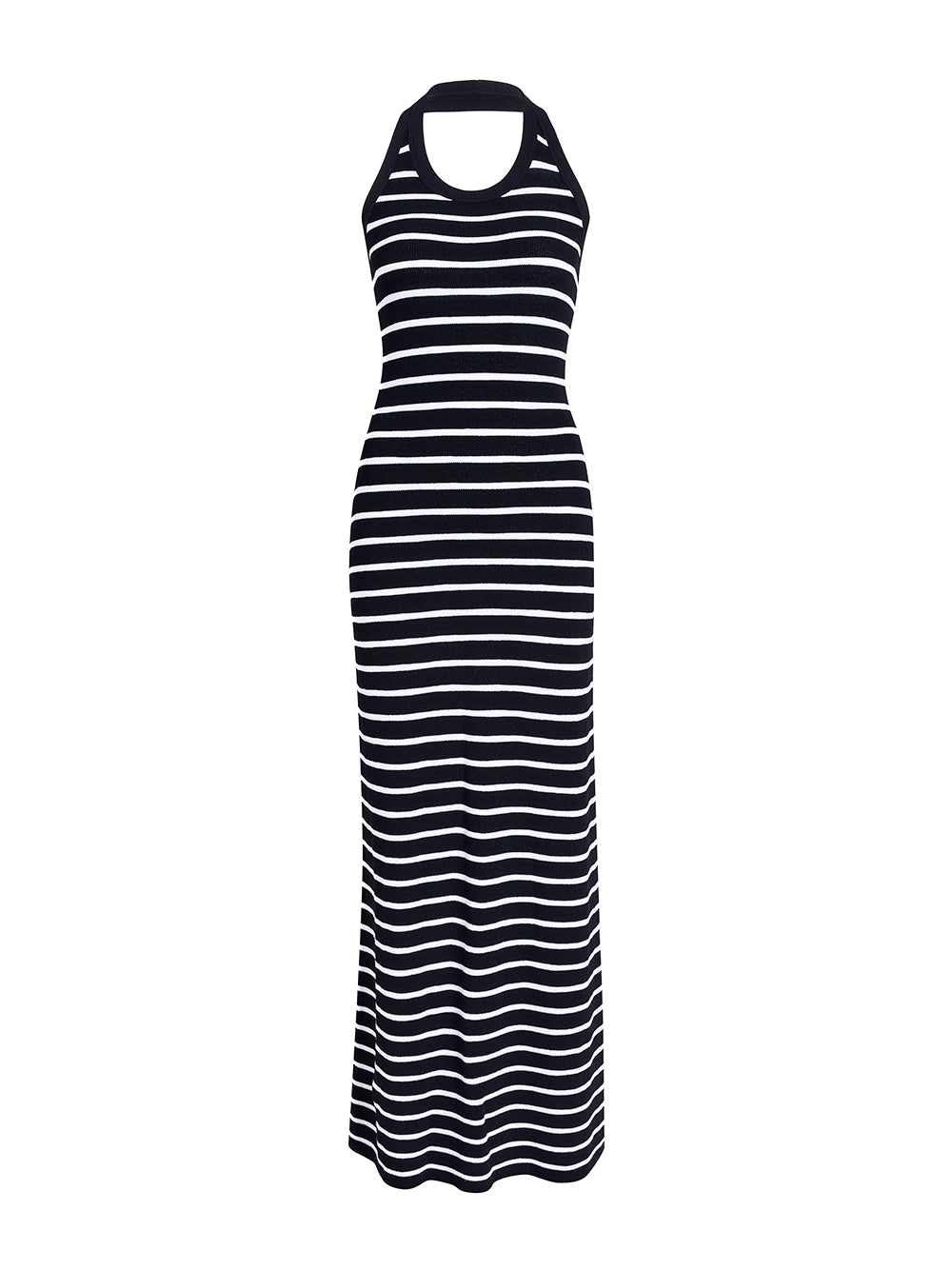 【Proenza Schouler】 Carmenリブニット high-neckミディドレス Proenza Schouler Lauryn Rib-Knit Long-Sleeve Maxi Dress