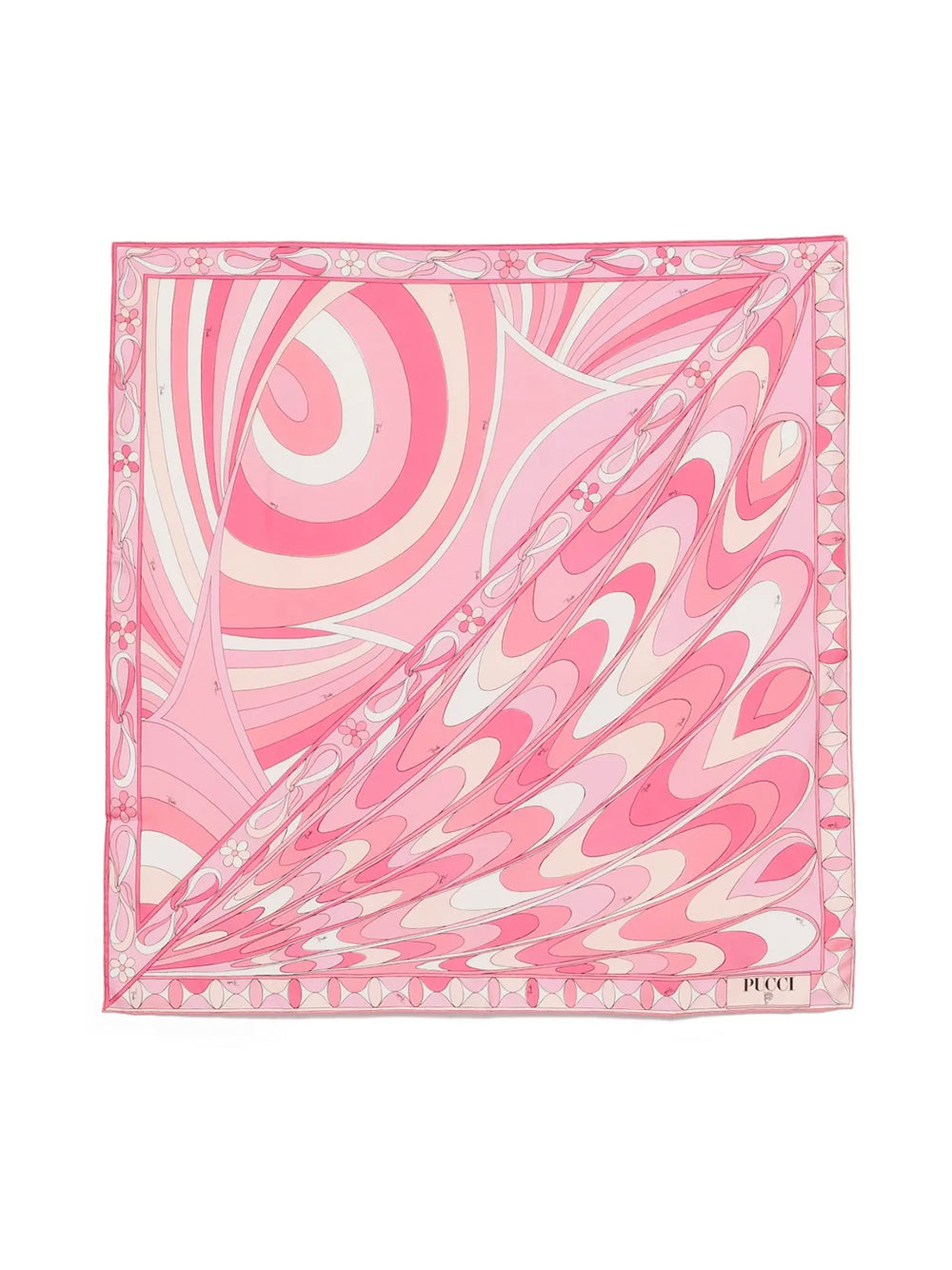 Onde Iride Printed Silk Scarf