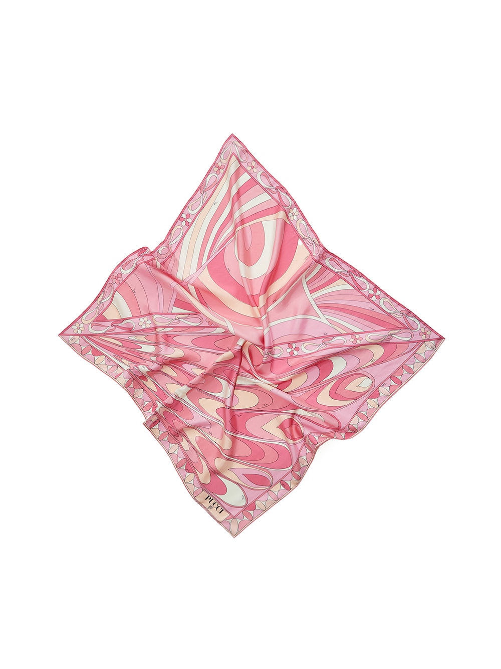 Onde Iride Printed Silk Scarf
