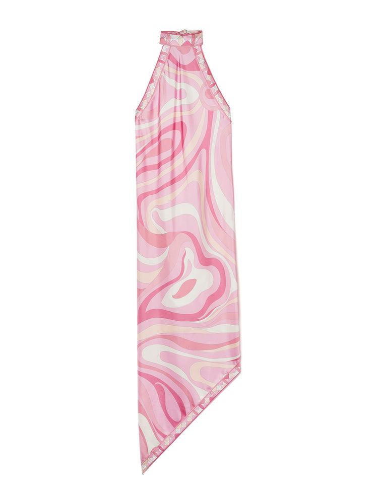 Pucci | Iride-Print Silk Halter Dress  Kirna Zabte
