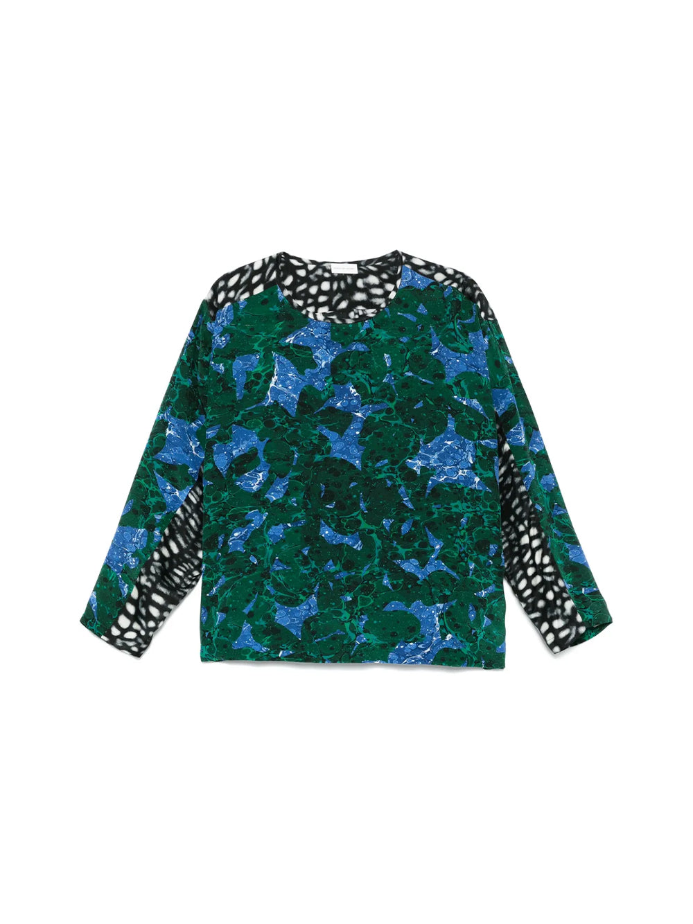 Caias Printed Silk Top