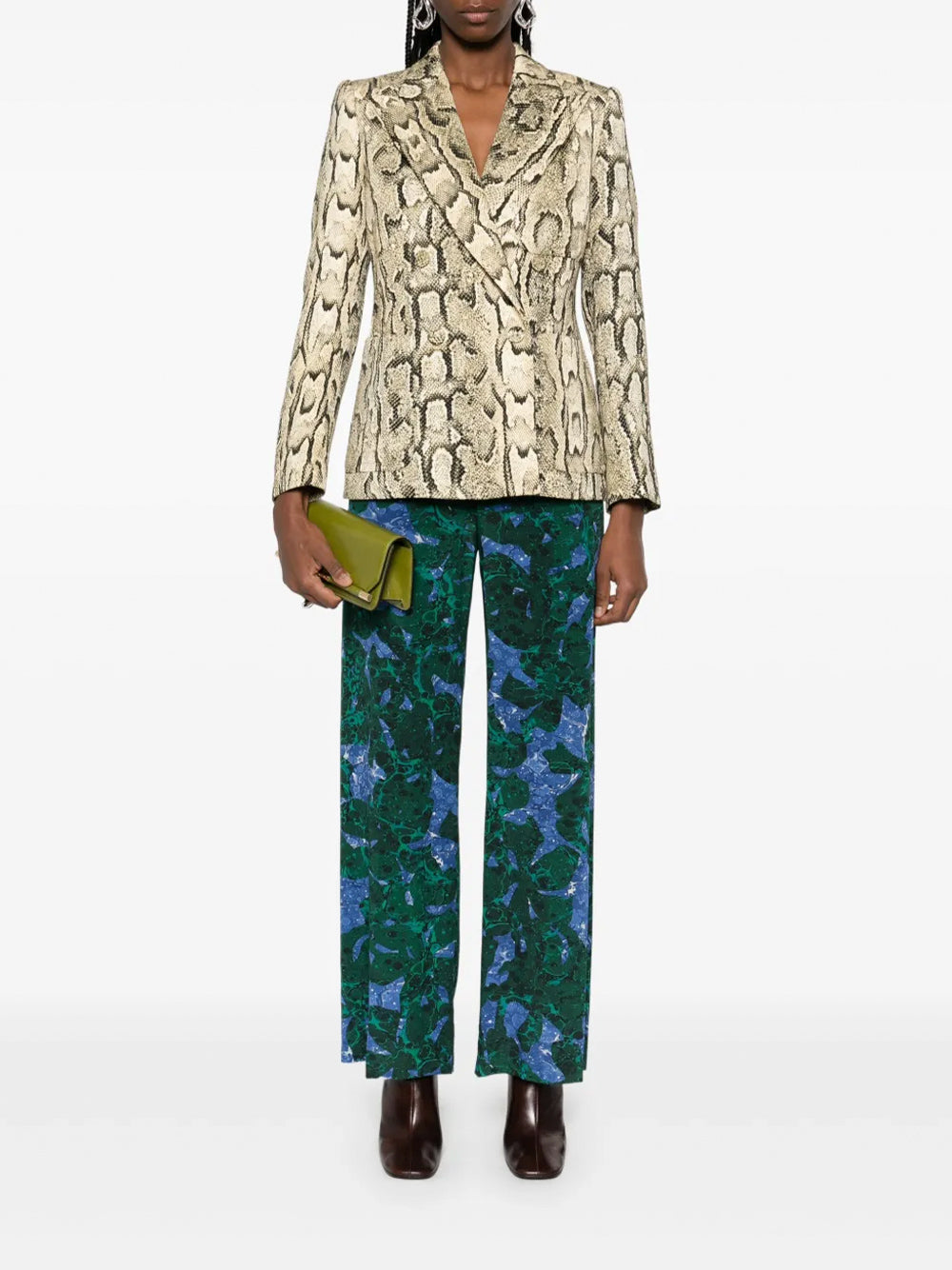Puvis Printed Silk Pants