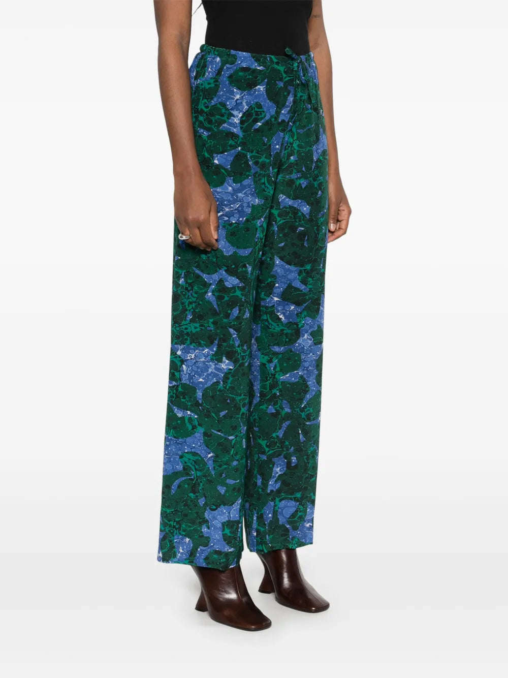 Puvis Printed Silk Pants