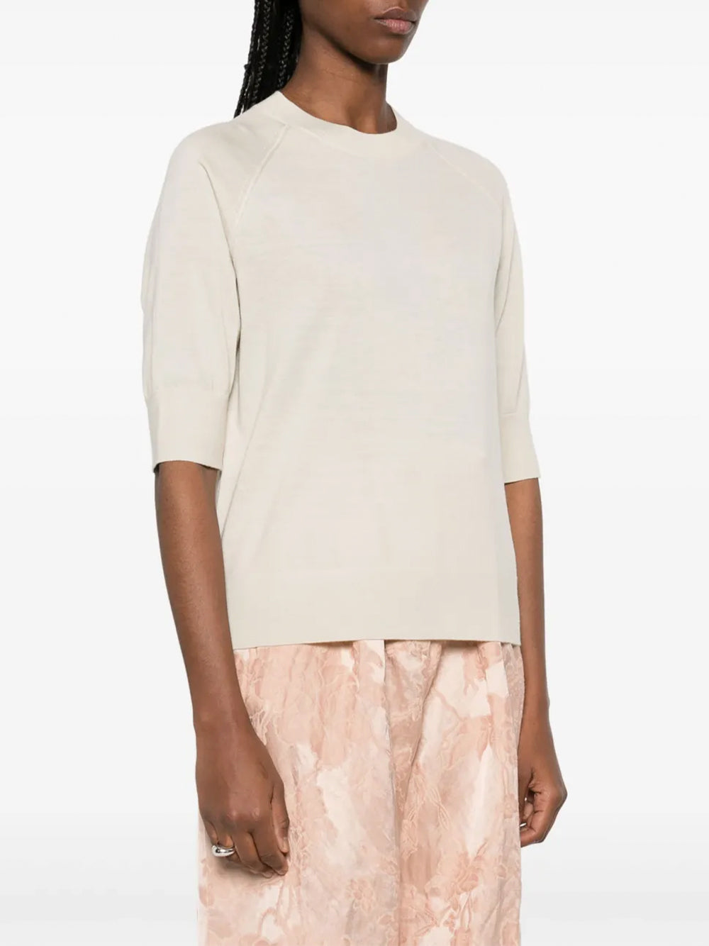 Tuan Short-Sleeve Wool Sweater
