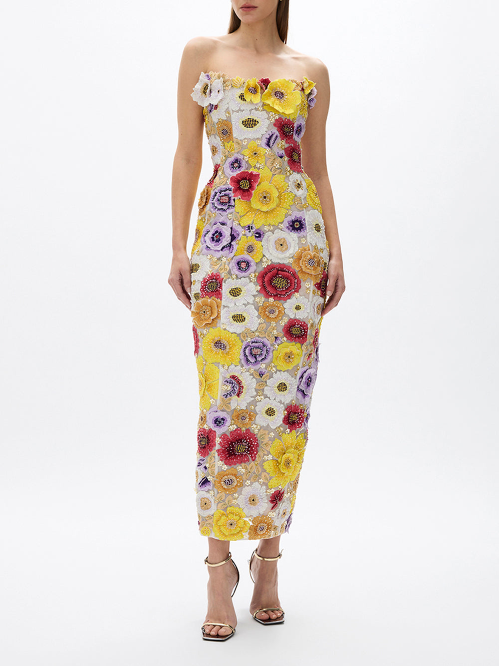 Kira Embellished Midi Dress