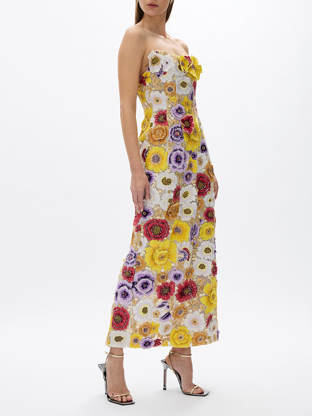 Kira Embellished Midi Dress