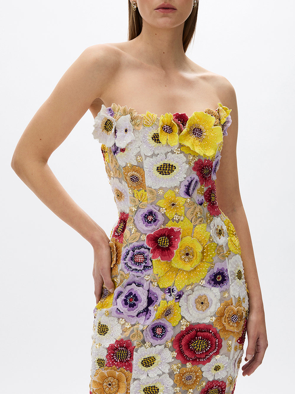 Kira Embellished Midi Dress