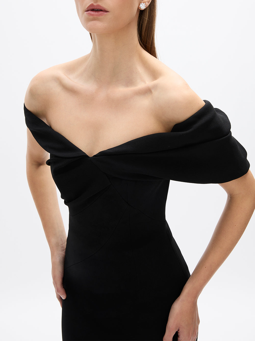 Mattie Off-Shoulder Midi Dress