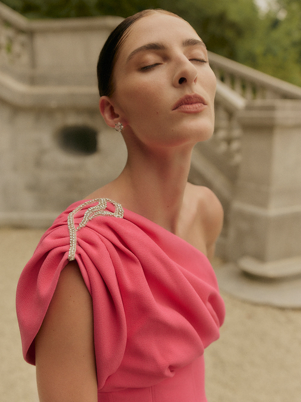 Winona One-Shoulder Gown