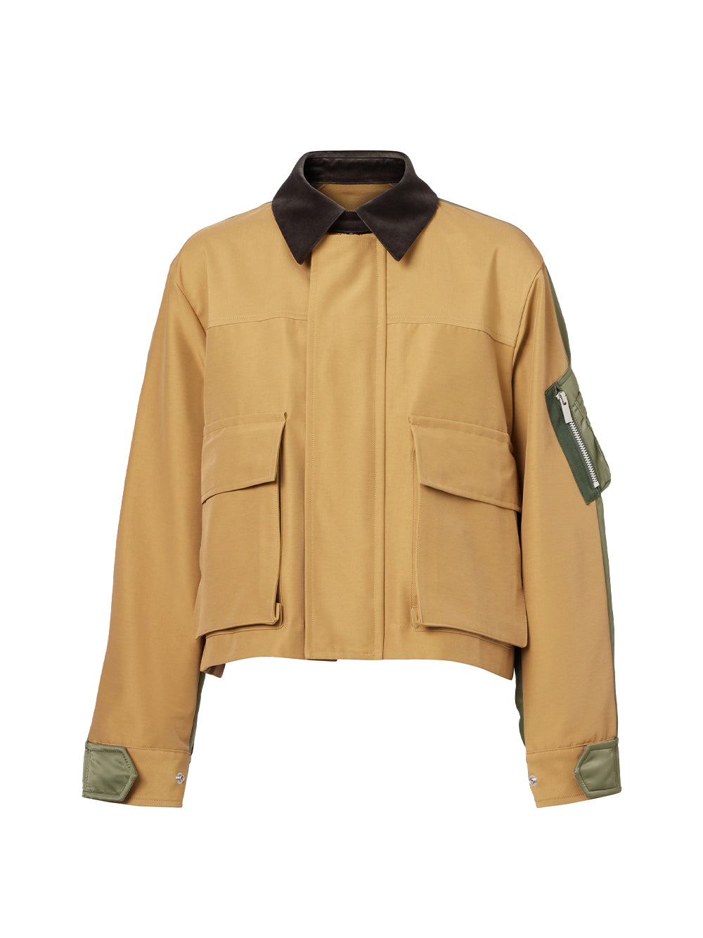 ブルゾン Sacai Grosgrain x Nylon Twill Blouson sacai | Grosgrain x Nylon Twill Jacket – Kirna Zabête