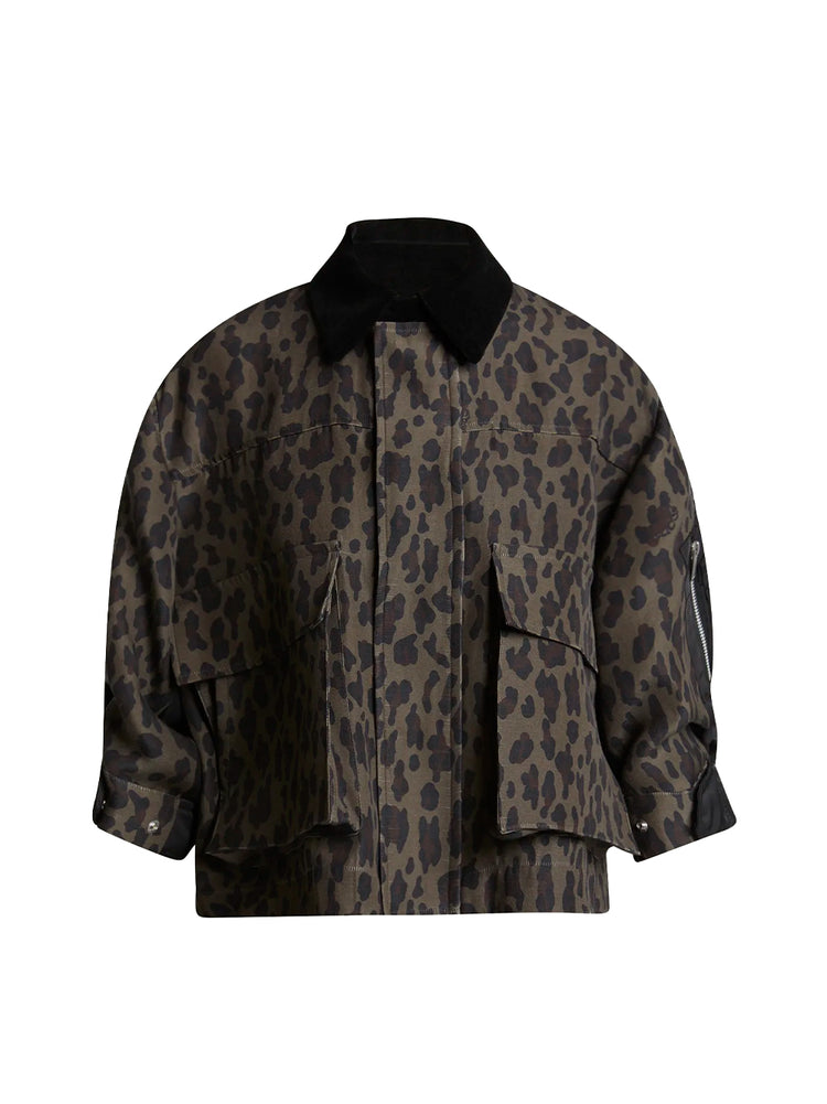 sacai | Wool Silk Suiting x Nylon Twill Jacket – Kirna Zabête
