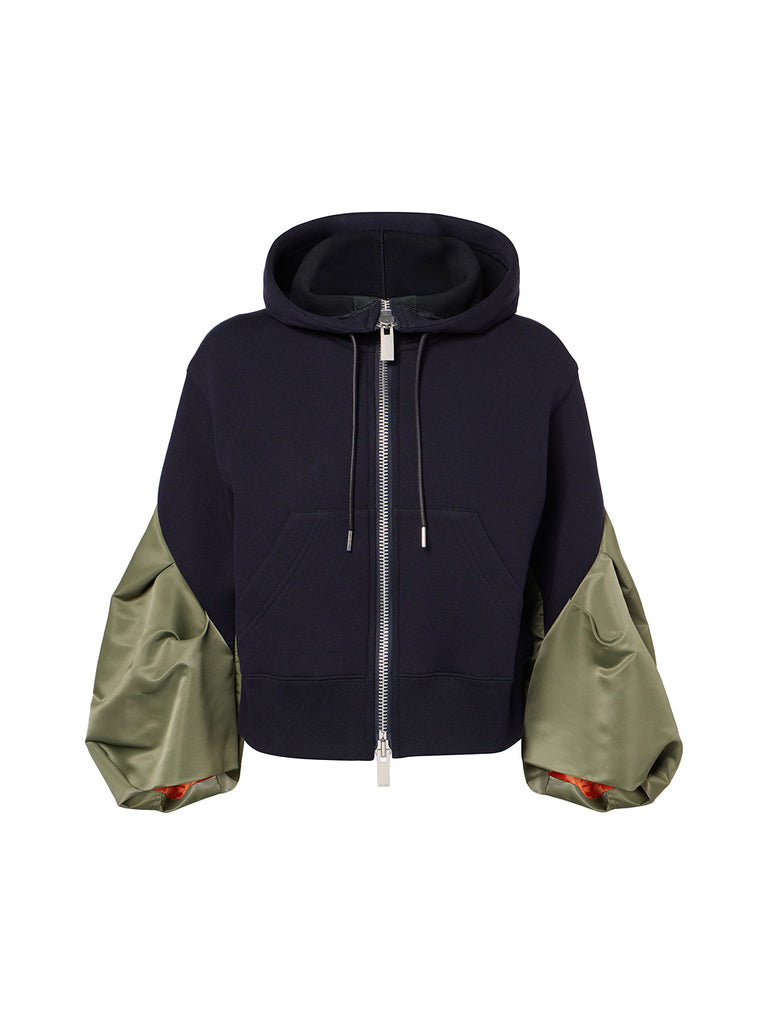 sacai | Sponge Sweat x Nylon Twill Hoodie – Kirna Zabête