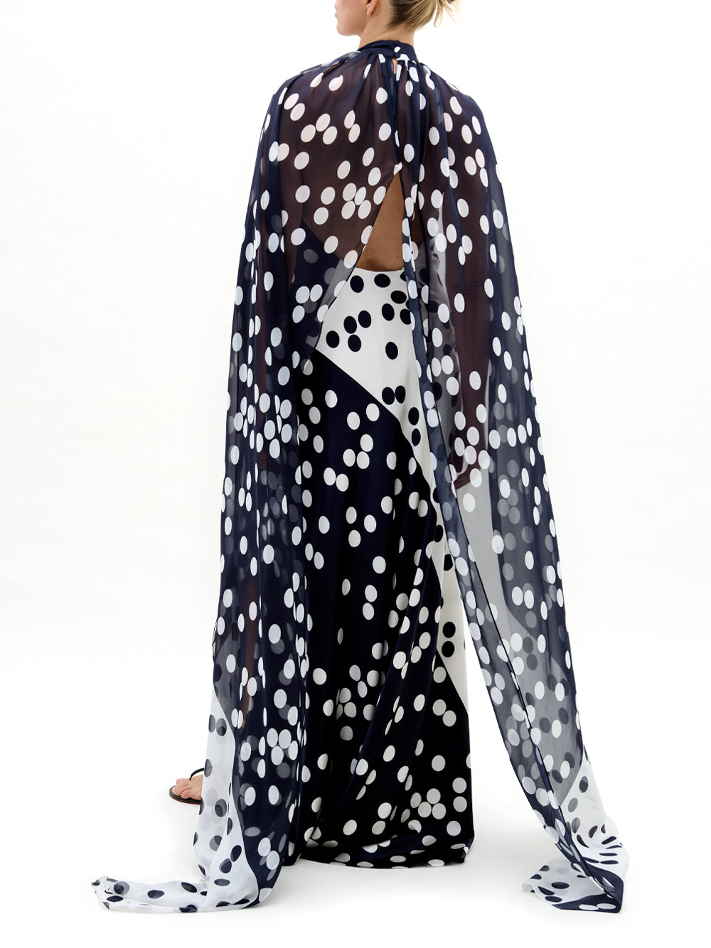 Sabina Cape Maxi Dress