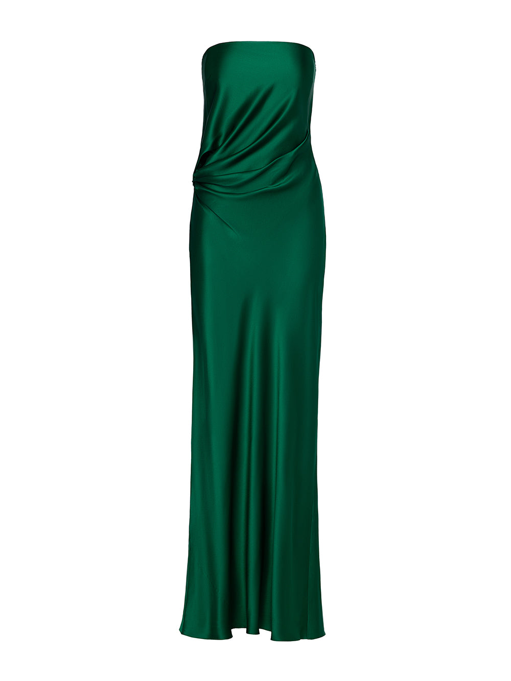 The Sei | Draped Strapless Silk Gown Kirna Zabte The Sei | Draped Strapless Silk Gown Kirna Zabte